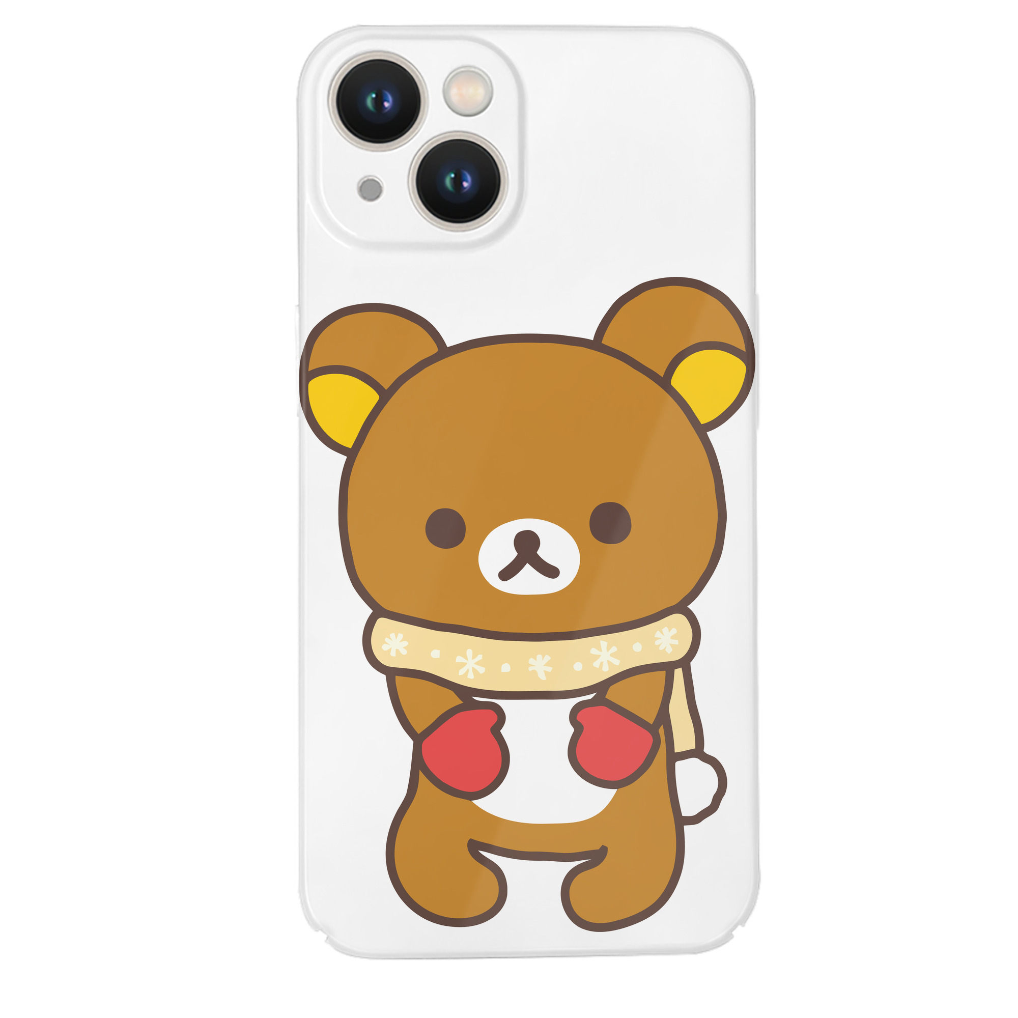 （画像用） リラックマ リラックマ キイロイトリ Rilakkuma Korilakkuma Kiiroitori 【iPhone 14シリーズ対応】ハードケース